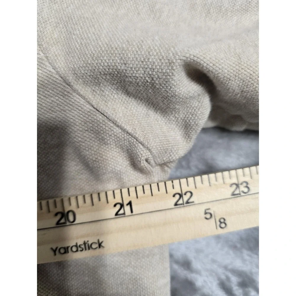 Polo Ralph Lauren Polo Shirt Mens XL Beige Slim Fit Pony Logo‎ Short Sleeve